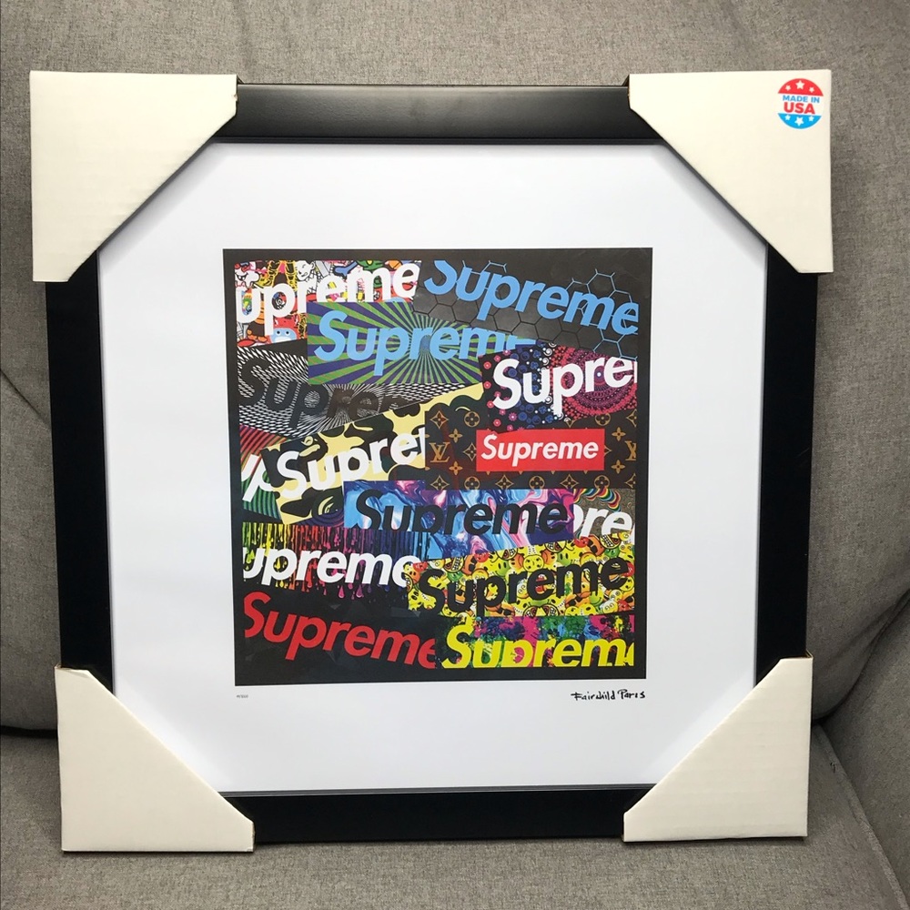 Fairchild Paris Supreme Box Logo Wall Art